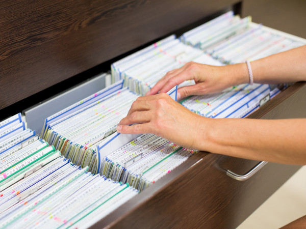 All unsere Behandlungsunterlagen werden ordnungsgemäß dokumentiert und abgelegt